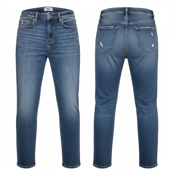 PAIGE Amber Straight Leg Jeans - Picture 2 of 8